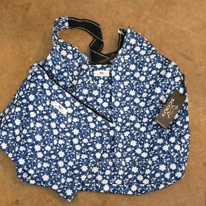 Scout Floral Blue and White Tote